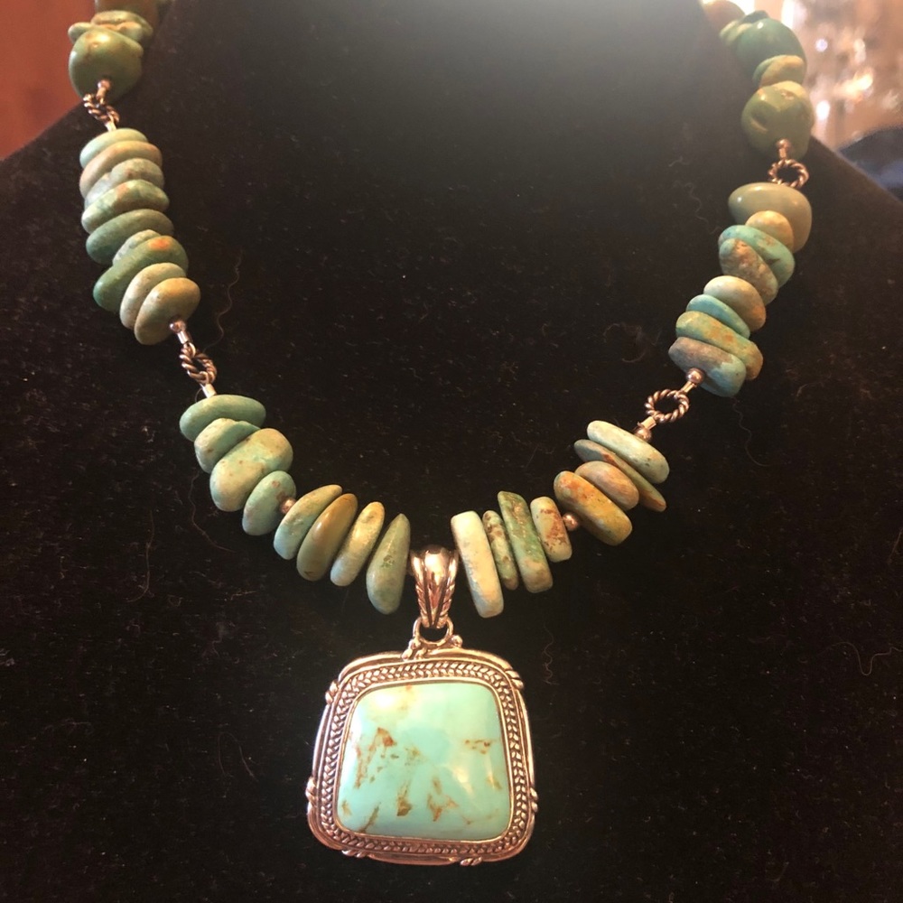 Barce Vintage turquoise necklace.